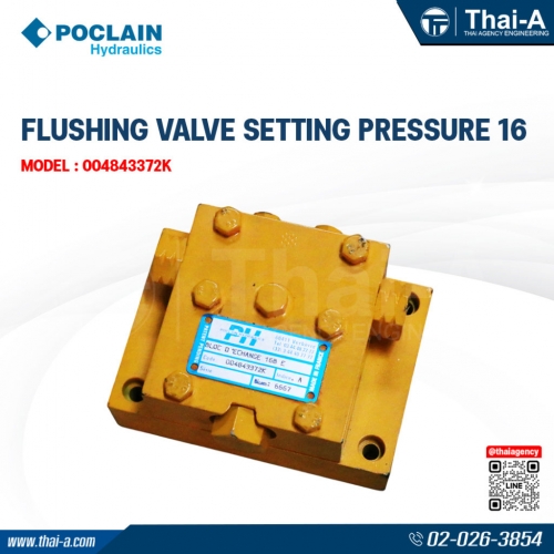 FLUSHING VALVE SETTING PRESSURE 16